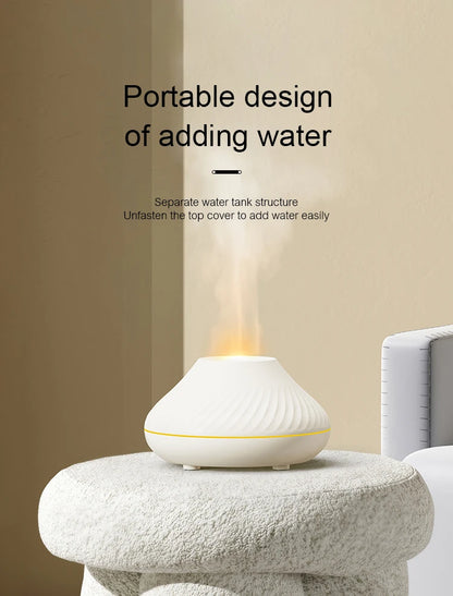 Volcanic Aromatherapy Humidifier Color Flame