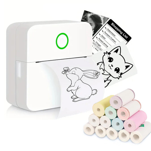 Printer Inkless Sticker Maker & Notes Memo